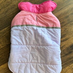 Puffer Dog Coat Reflective Strip Medium